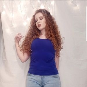 Nikibiki Seamless Cobalt Fitted Stretch Tee